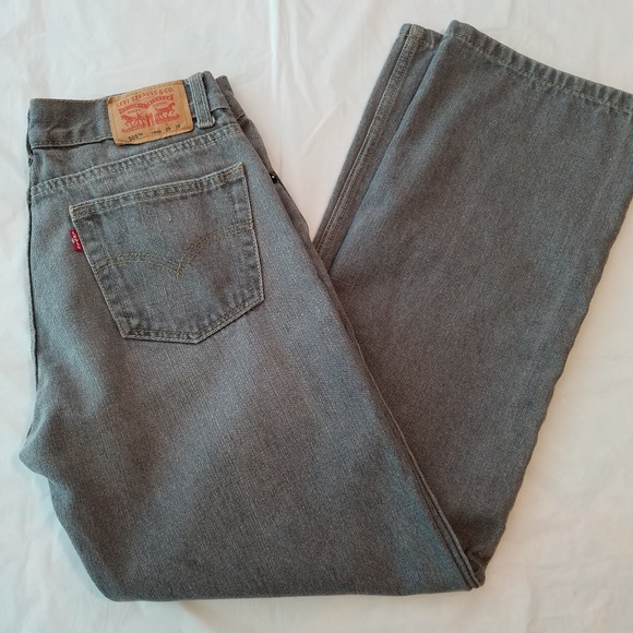 Levi's Denim - Levi's  505 gray straight legged jeans